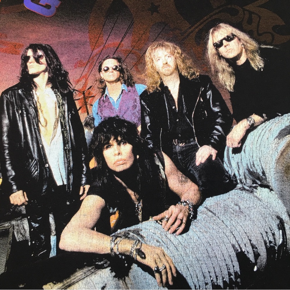 Vintage 1994 Aerosmith Get a Grip Band T-Shirt XL Black Rock Tee 90s Vtg Music - Picture 14 of 16